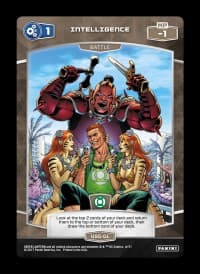 Intelligence 1 (U95-GL) - Green Lantern - MetaX TCG card