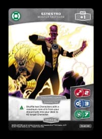 Sinestro - Master Tactician - Green Lantern - MetaX TCG card
