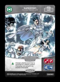 Superman - Protector of Life - Green Lantern - MetaX TCG card