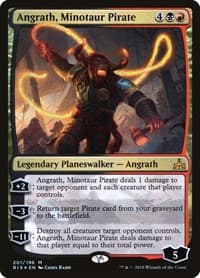 Angrath, Minotaur Pirate - Rivals of Ixalan - Magic: The Gathering card