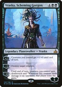 Vraska, Scheming Gorgon - Rivals of Ixalan - Magic: The Gathering card