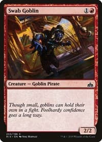 Swab Goblin - Rivals of Ixalan - Magic: The Gathering card