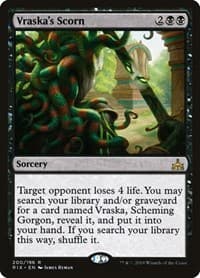 Vraska's Scorn - Rivals of Ixalan - Magic: The Gathering card
