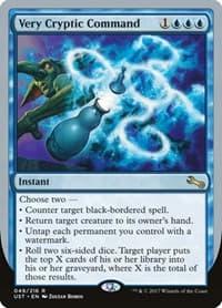 Very Cryptic Command (E) - Unstable - Magic: The Gathering card