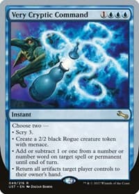 Very Cryptic Command (F) - Unstable - Magic: The Gathering card