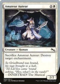 Amateur Auteur (B) - Unstable - Magic: The Gathering card