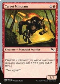 Target Minotaur (C) - Unstable - Magic: The Gathering card