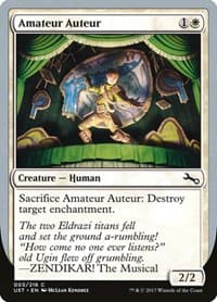 Amateur Auteur (D) - Unstable - Magic: The Gathering card