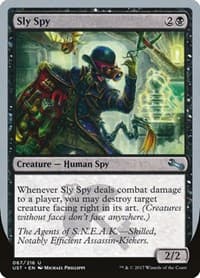 Sly Spy (D) - Unstable - Magic: The Gathering card