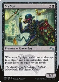 Sly Spy (F) - Unstable - Magic: The Gathering card