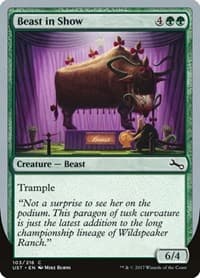 Beast in Show (D) - Unstable - Magic: The Gathering card