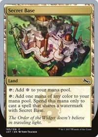 Secret Base (A) - Unstable - Magic: The Gathering card