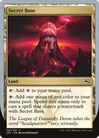 Secret Base (C) - Unstable - Magic: The Gathering card
