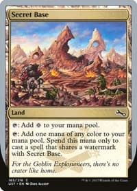 Secret Base (D) - Unstable - Magic: The Gathering card