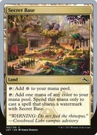 Secret Base (E) - Unstable - Magic: The Gathering card