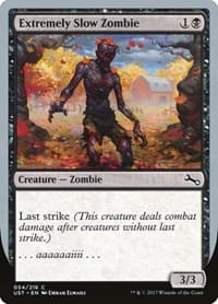 Extremely Slow Zombie (B) - Unstable - Magic: The Gathering card
