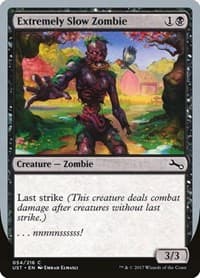 Extremely Slow Zombie (D) - Unstable - Magic: The Gathering card