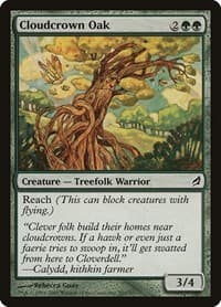 Cloudcrown Oak - Lorwyn - Magic: The Gathering card