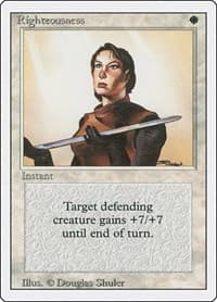 Righteousness - Revised Edition - Magic: The Gathering card