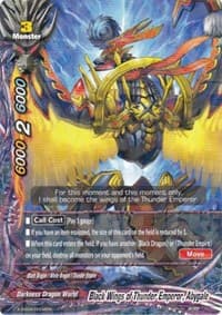 Black Wings of Thunder Emperor, Abygale - X Duel Chest - Future Card BuddyFight card