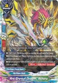 Arc Crystal Dragon, Athora (R Foil) - X Duel Chest - Future Card BuddyFight card