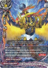 Black Wings of Thunder Emperor, Abygale (R Foil) - X Duel Chest - Future Card BuddyFight card