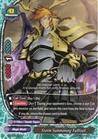 Storm Summoning Fullfool - X Duel Chest - Future Card BuddyFight card