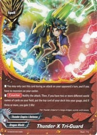 Thunder X Tri-Guard - X Duel Chest - Future Card BuddyFight card