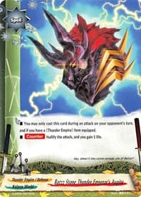 Batzz Stone, Thunder Emperor's Augite - X Duel Chest - Future Card BuddyFight card