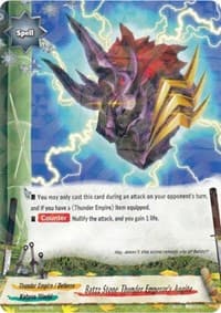 Batzz Stone, Thunder Emperor's Augite (R Foil) - X Duel Chest - Future Card BuddyFight card