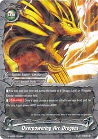 Overpowering Arc Dragons (R Foil) - X Duel Chest - Future Card BuddyFight card