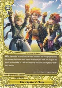The Fighters' Oath - X Duel Chest - Future Card BuddyFight card