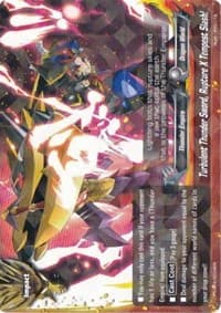 Turbulent Thunder Sword, Rupture X Tempest Slash! (R Foil) - X Duel Chest - Future Card BuddyFight card