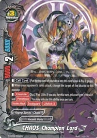 CHAOS Champion Lord - X Duel Chest - Future Card BuddyFight card