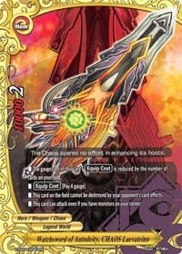Watchsword of Autodeity, CHAOS Laevateinn - X Duel Chest - Future Card BuddyFight card