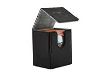 Flip Deck Case - XenoSkin Black (Holds 100+) - Ultimate Guard Deck Boxes - Deck Boxes card
