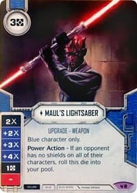 Maul's Lightsaber - Legacies - Star Wars: Destiny card
