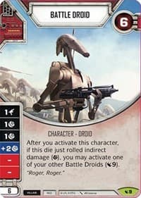 Battle Droid - Legacies - Star Wars: Destiny card