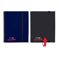 Flip PRO-Binder 4-Pocket Side-loading - Blue and Black - Ultra Pro Storage Albums - Storage Albums card