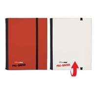 Flip PRO-Binder 4-Pocket Side-loading - Red and White - Ultra Pro Storage Albums - Storage Albums card