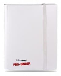 PRO-Binder 9-Pocket Side-loading - White on White - Ultra Pro Storage Albums - Storage Albums card