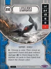Kylo Ren's Starfighter - Legacies - Star Wars: Destiny card