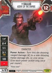 Kallus (Card Only) - Legacies - Star Wars: Destiny card