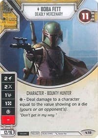 Boba Fett - Deadly Mercenary - Legacies - Star Wars: Destiny card