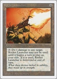 Rocket Launcher - Revised Edition - Magic: The Gathering card