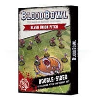 Blood Bowl: Elven Union Pitch and Dugouts - Warhammer Game Accessories - Warhammer Game Accessories card