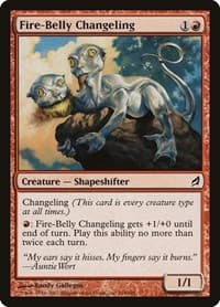 Fire-Belly Changeling - Lorwyn - Magic: The Gathering card
