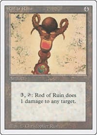 Rod of Ruin - Revised Edition - Magic: The Gathering card