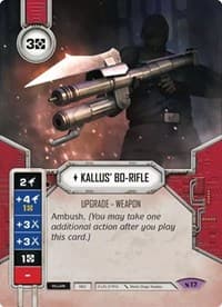 Kallus' Bo-Rifle - Legacies - Star Wars: Destiny card