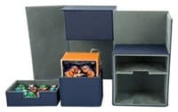 Twin Flip 'n' Tray Deck Case - Blue (Classic) (Holds 160+) - Ultimate Guard Deck Boxes - Deck Boxes card